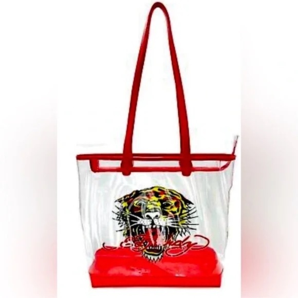 Ed Hardy Iconic Tiger Tote Clear - Picture 3 of 8